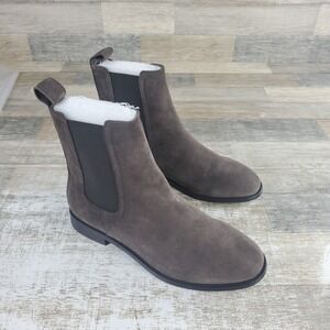Saint Morta Nomad Chelsea Boots Sz 9 Brown Suede Elastic Panel Slip On Ankle